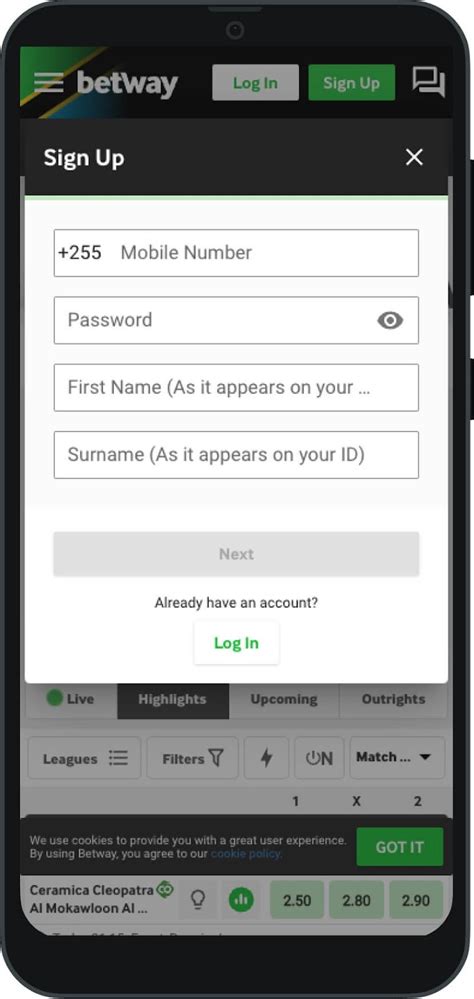 how to register at betway|How to Create Account on Betway .